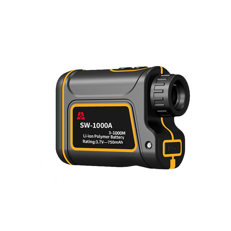 [规格:10.4*7.6*4.1单位:cm 1500米]激光测距仪 望远镜手持式户外充电测距仪 高精度测距离高度速度防水