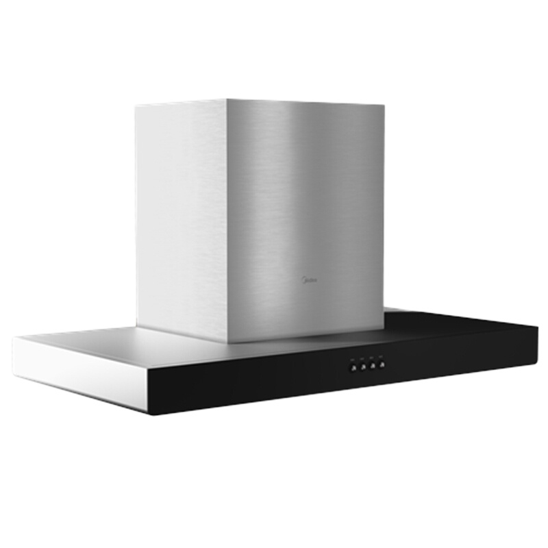 美的(Midea)CXW-220-B80A 油烟机 欧式 抽油烟机 家用 17爆炒大吸力 吸油烟机