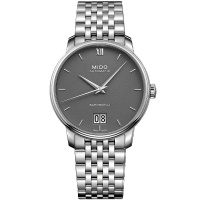 美度(MIDO)瑞士手表 贝伦赛丽系列自动机械纪念日款钢带男表M027.426.11.088.00