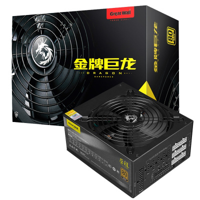 长城(GreatWall)电脑电源巨龙金牌模组台式机电源支持多显卡 1250W 金牌巨龙电竞GW-EPS1250DA