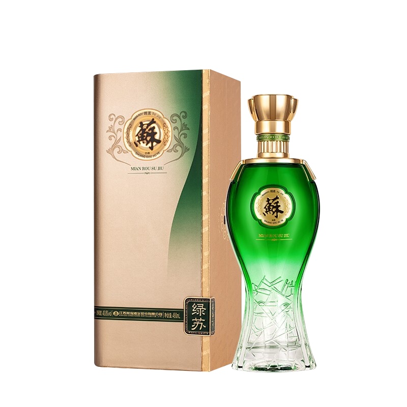 [酒厂直供]双沟苏酒 绿苏 52度 480ml单瓶装 浓香型白酒