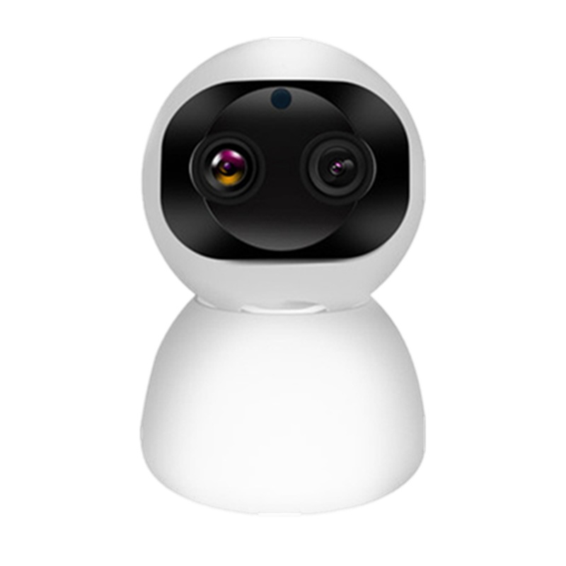 无线wifi手机远程网络家用监控摄像头(128G内存)双摄变焦高清夜视智能监控器