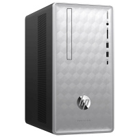 惠普(HP) 星系列590-p012ccn 台式电脑主机 家用办公主机(Cel G4900 4G 1TB GT730 2GB独立显卡 Win10 银色)