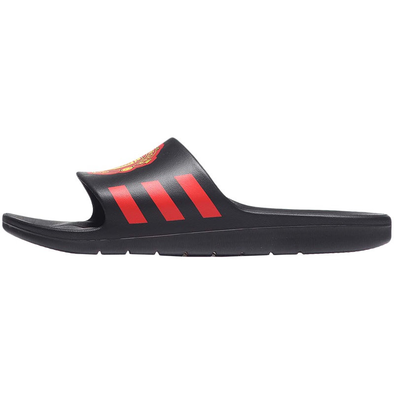 adidas阿迪达斯男子拖鞋凉拖休闲运动鞋CP9860 CP9860一号黑色+喜水库红S18+黄色