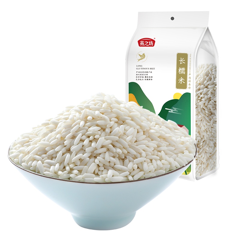 燕之坊 心意长糯米1kg 江米粽子米五谷杂粮