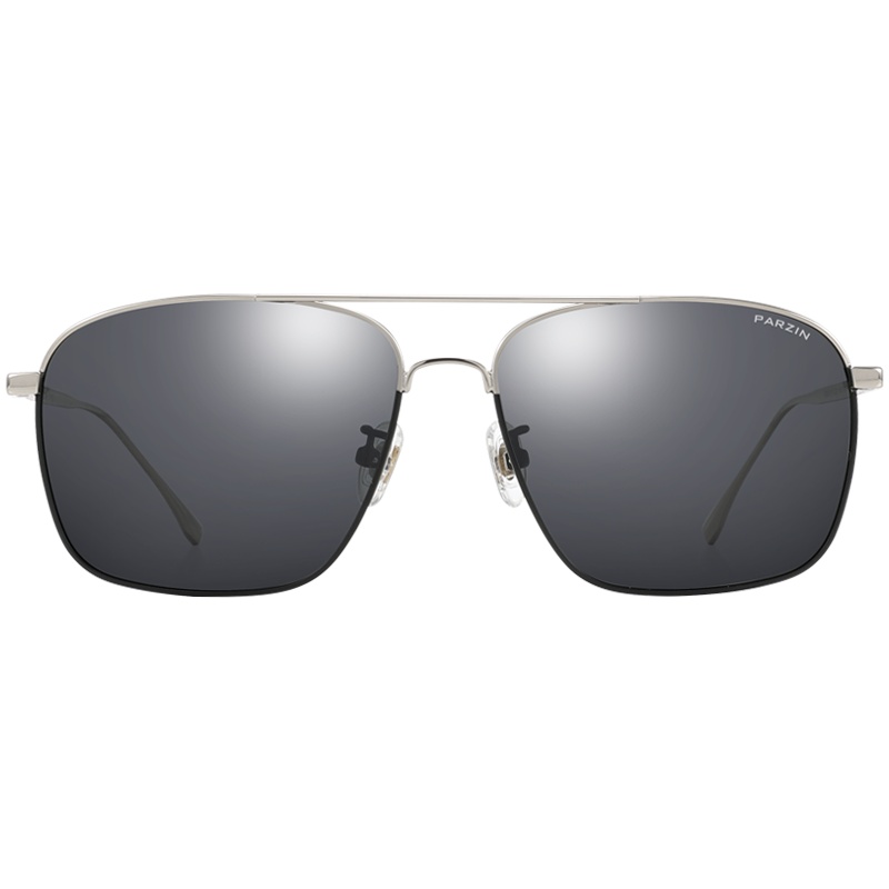帕森偏光太阳镜 男士金属镜方形框司机开车驾驶镜潮墨镜8174