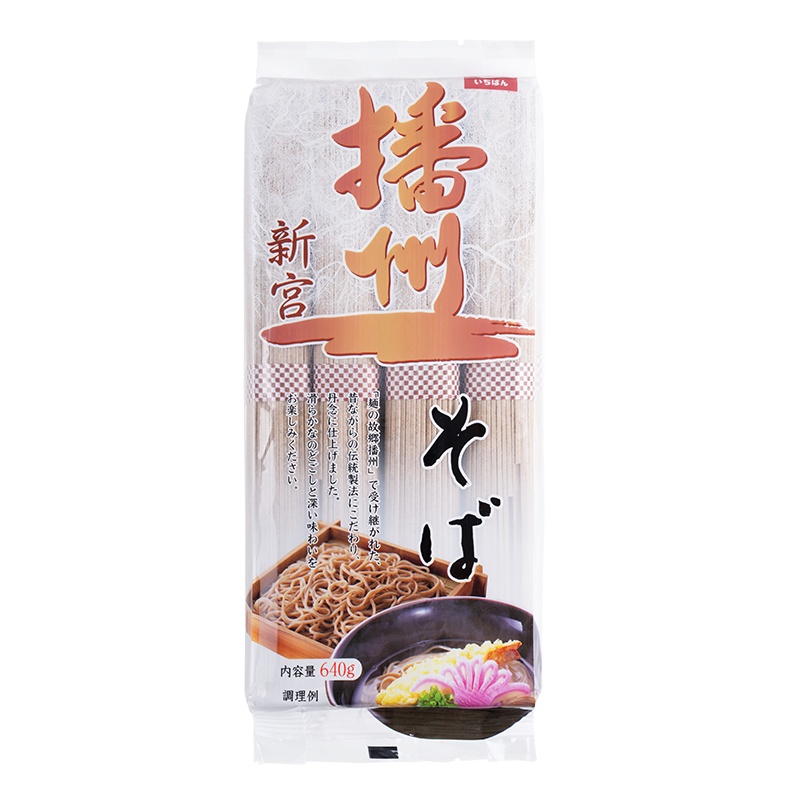 播州日本进口食品日式汤面荞麦面640g