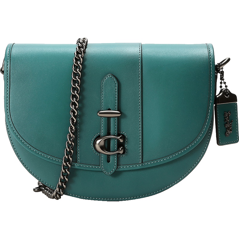 COACH 蔻驰 奢侈品 女士皮革Saddle单肩斜挎包 47846