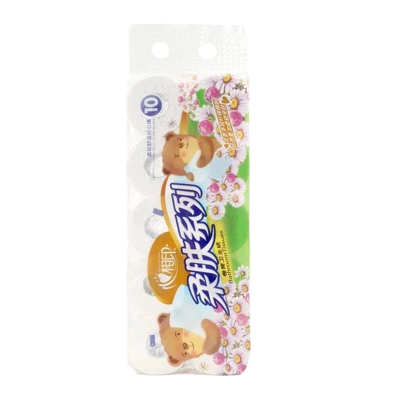 心相印 BT1610 三层卷筒卫生纸180克(棕色) 10卷/提 5提/箱