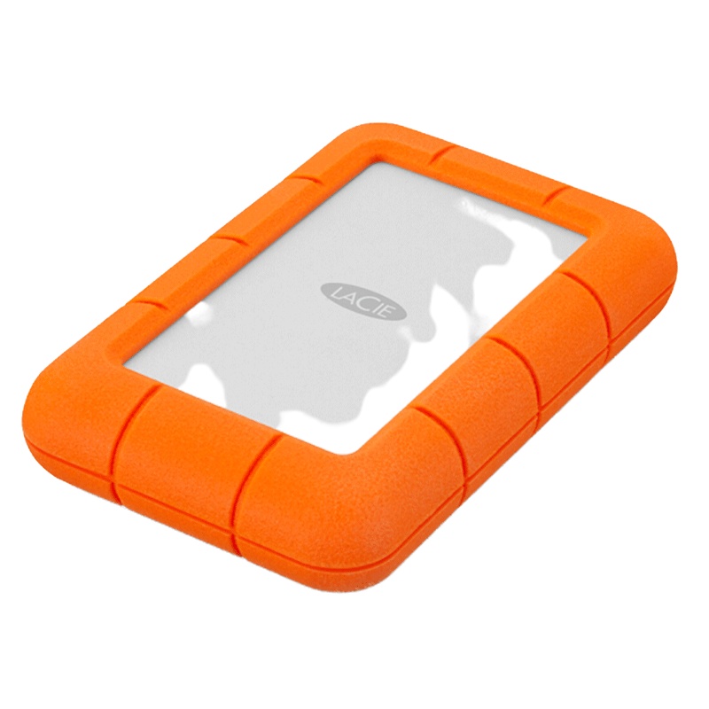 雷孜LaCie 2T Type-C/USB3.1 移动硬盘 Rugged SECURE 三防加密 STFR2000403