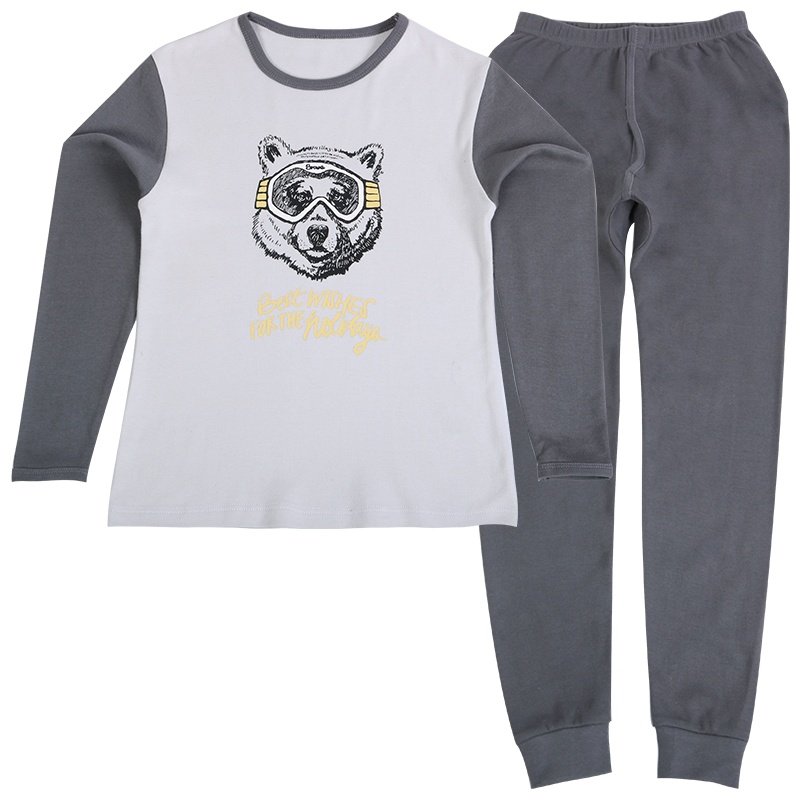 红豆（HODO）男童内衣套装100%棉舒适透气儿童内衣系列儿童宝宝男童内衣套装