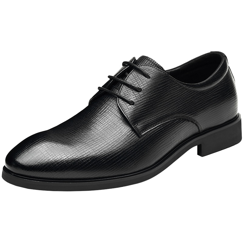 奥康男鞋正装皮鞋男士低帮系带鞋子牛皮橡胶底商务休闲鞋 男