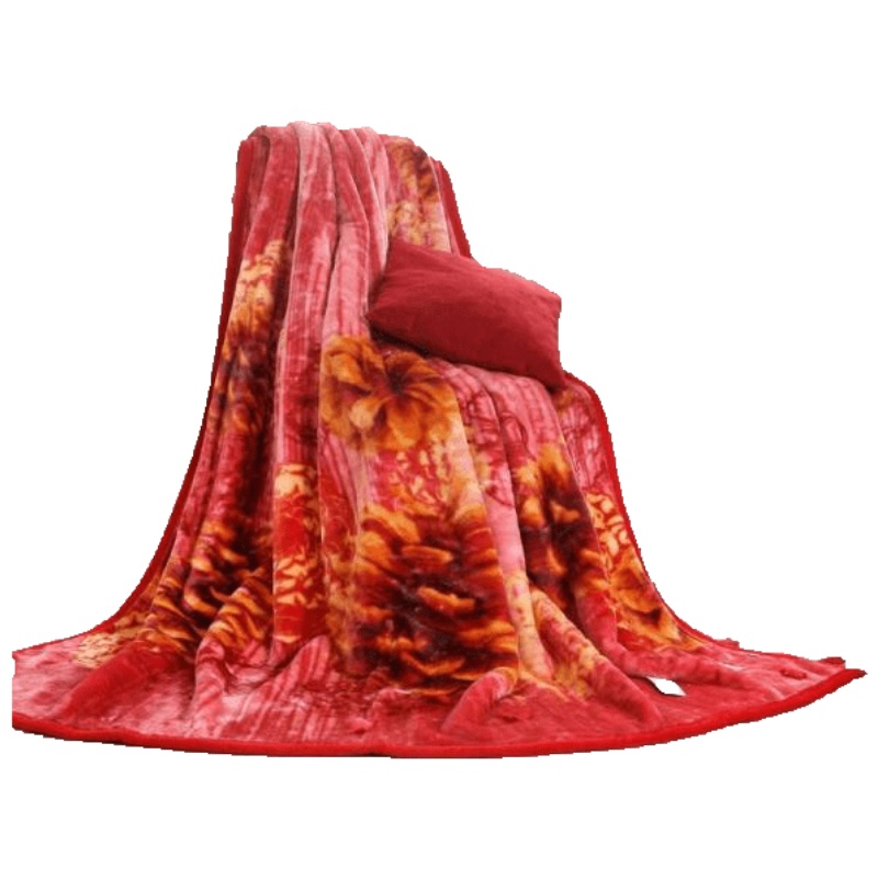 维科家纺毛毯加厚单人盖毯双层毯子双人婚庆冬季保暖床单