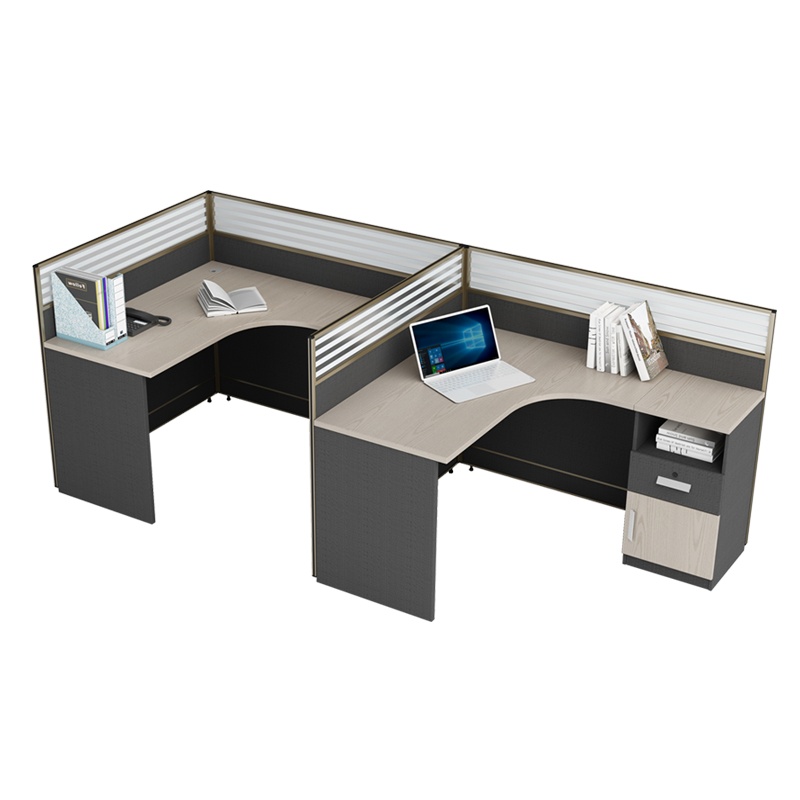 匡大 简约现代屏风办公桌1.2米两人位组合职员桌电脑桌KD-16L2013R