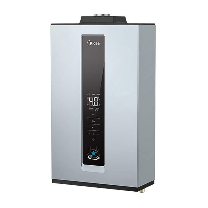 美的燃气热水器家用天然气16L强排式智能零冷水QS1新品