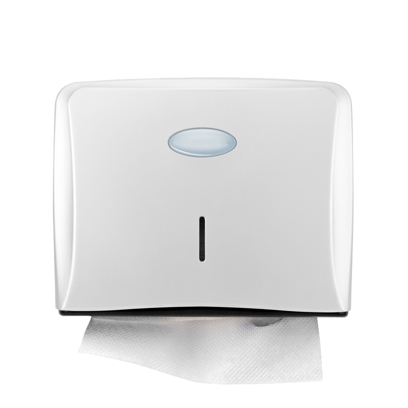 [规格:28*19*22.3 单位:cm 白色 锁扣款]擦手纸盒 壁挂式免打孔防水擦手纸巾盒 酒店宾馆卫生间纸巾架