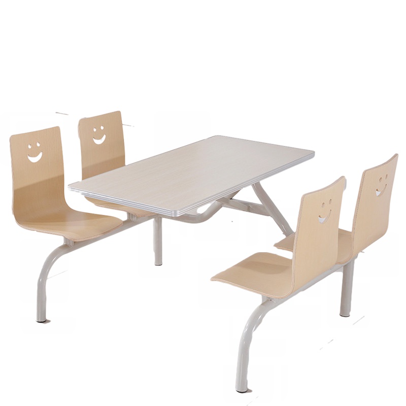 日盛达仁快餐店连体桌椅