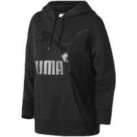 PUMA彪马女装运动服休闲LOGO款连帽卫衣599197