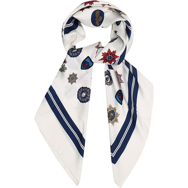 Alexander Mcqueen 亚历山大·麦昆 女士桑蚕丝 围巾 429472 4001Q