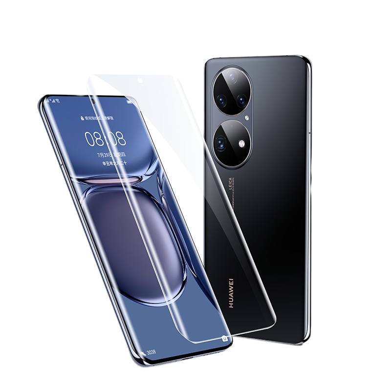 [酷盟667]酷盟华为P50pro水凝膜p50全包手机贴膜全胶全屏覆盖