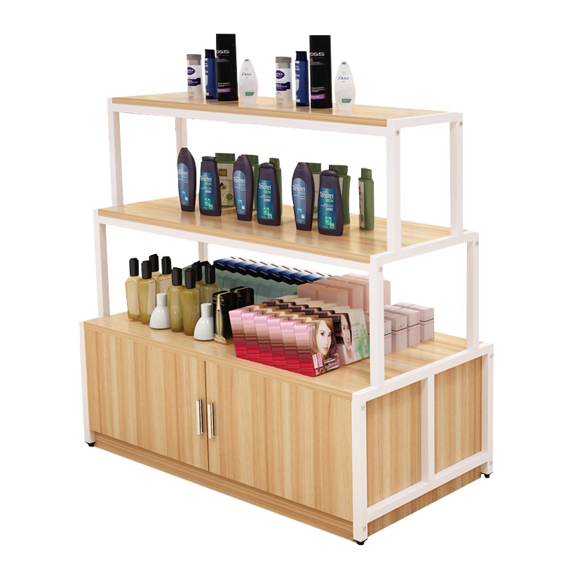 [藏书阁]货柜化妆品展示台母婴奶粉店矮柜展柜童装童鞋货架文具玩具中岛柜