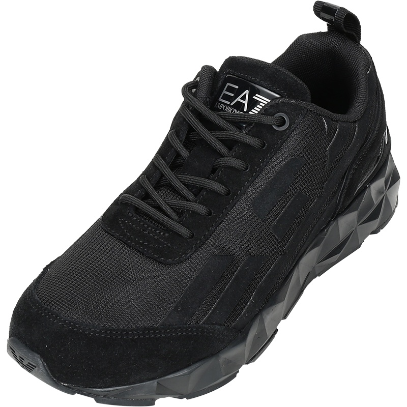 EMPORIO ARMANI EA7 阿玛尼 男女中性 织物配皮系带休闲运动鞋 X8X033 XK162