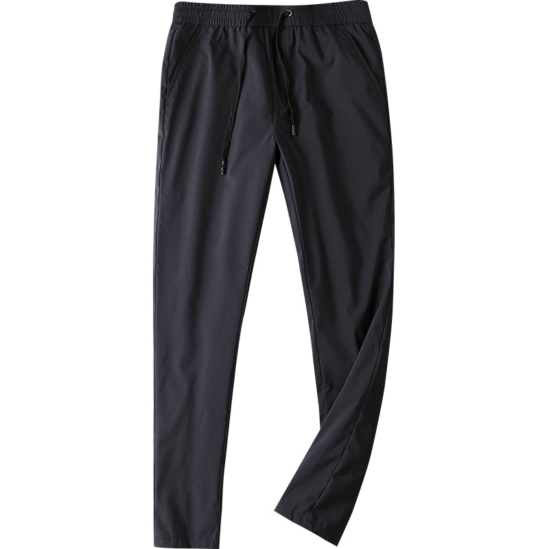 雅鹿男装羽绒裤男90白鸭绒商务休闲弹力抽绳百搭羽绒长裤男士休闲裤A1036KE09006