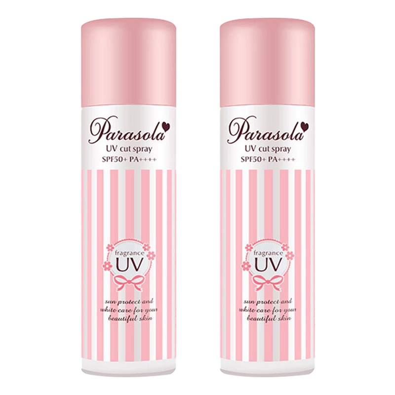 日本进口Narisup娜丽丝防晒喷雾儿童男女士保湿清爽防晒/隔离 娜丽丝防晒喷雾90g 两支装