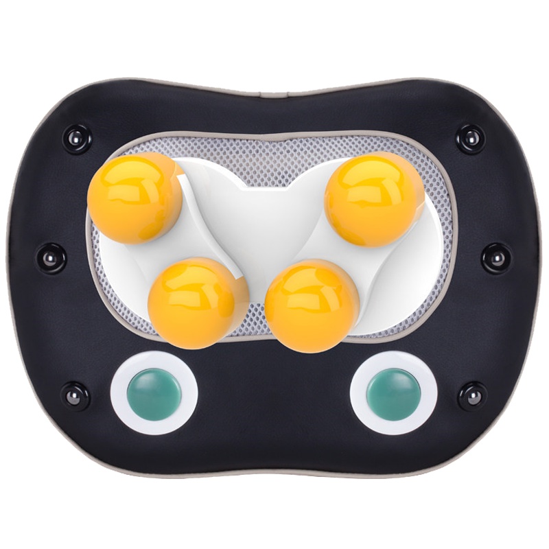 璐瑶(LUYAO)按摩枕 LY-585AS 充电款黑色 红外线疗法磁疗法 记忆功能恒温热敷 颈部腰部肩部背部全身揉捏按摩