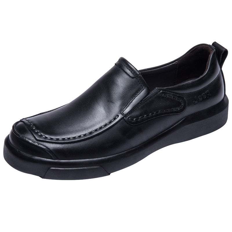 Jeep吉普男鞋男士休闲皮鞋英伦商务休闲皮鞋