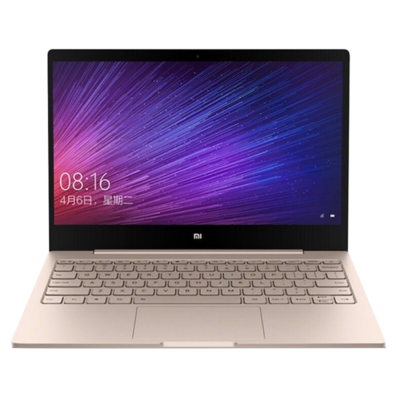 小米笔记本 轻薄本 (MI)Air 12.5英寸轻薄本学生本笔记本电脑(Core m3-7Y30 4G 大容量固态硬盘 office版 金色)