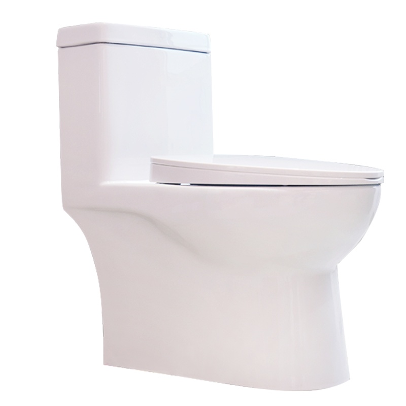 东鹏(DONG PENG)马桶连体式静音座便器超漩式虹吸排污舒洁釉面上按两段式陶瓷座坐便器地排300MM/400MM