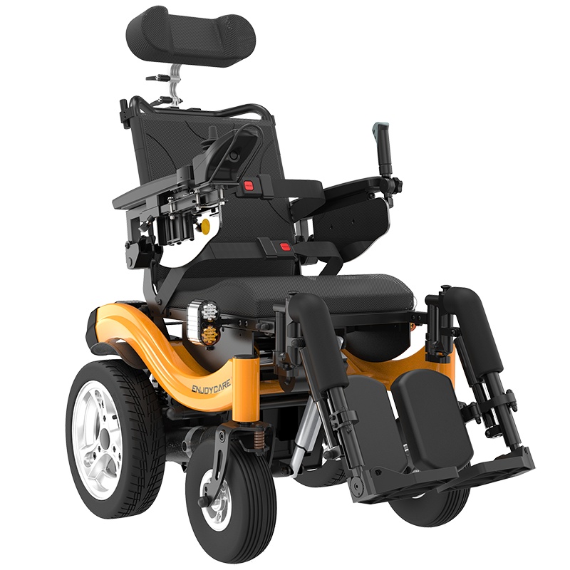 伊凯电动轮椅智能全自动残疾人越野型代步车老人电动调节可平躺EPW61-65S