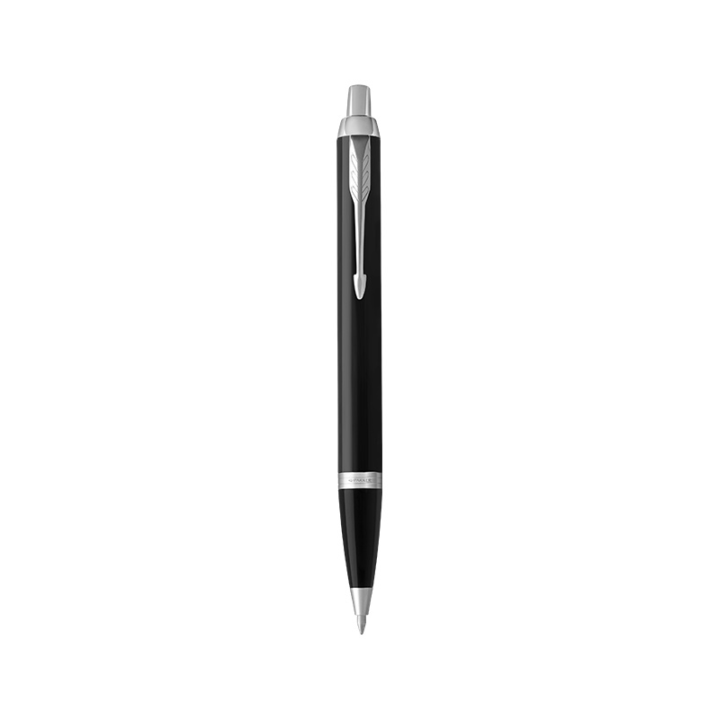 派克(PARKER)新品IM纯黑丽雅白夹原子笔