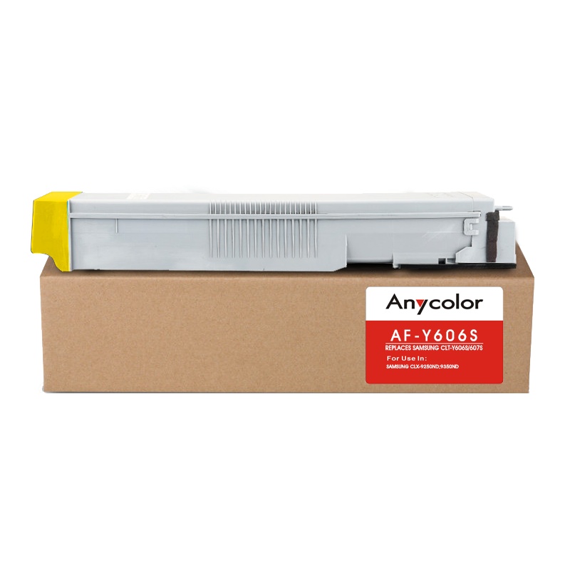 欣彩(Anycolor)CLT-Y606S墨粉盒 AF-Y606S黄色 适用三星CLX-9250ND 9350ND复印机