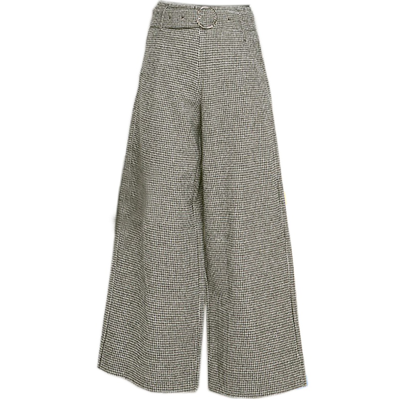 拉夏贝尔Puella秋季女装新韩版直筒学生显瘦休闲阔腿裤女2T011467