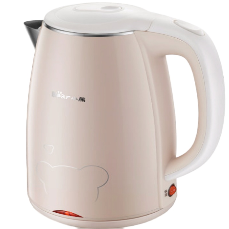 电水壶304不锈钢双层防烫恒温烧水壶 小熊ZDH-H17V1 1.7升容量+4分钟快速煮腾+一键保温