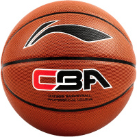 李宁 LI-NING CBA职业联赛比赛篮球室内外PU材质7号 蓝球 LBQK587