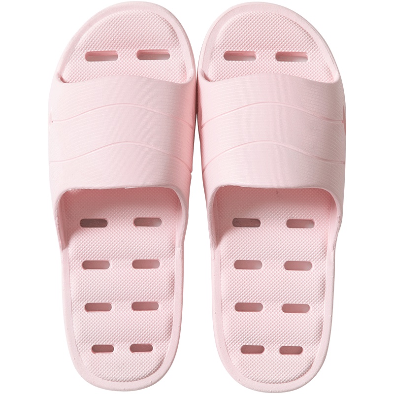 新款凉拖鞋家居洗澡拖鞋情侣浴室拖男女日韩简约居家室内防滑凉拖鞋 女
