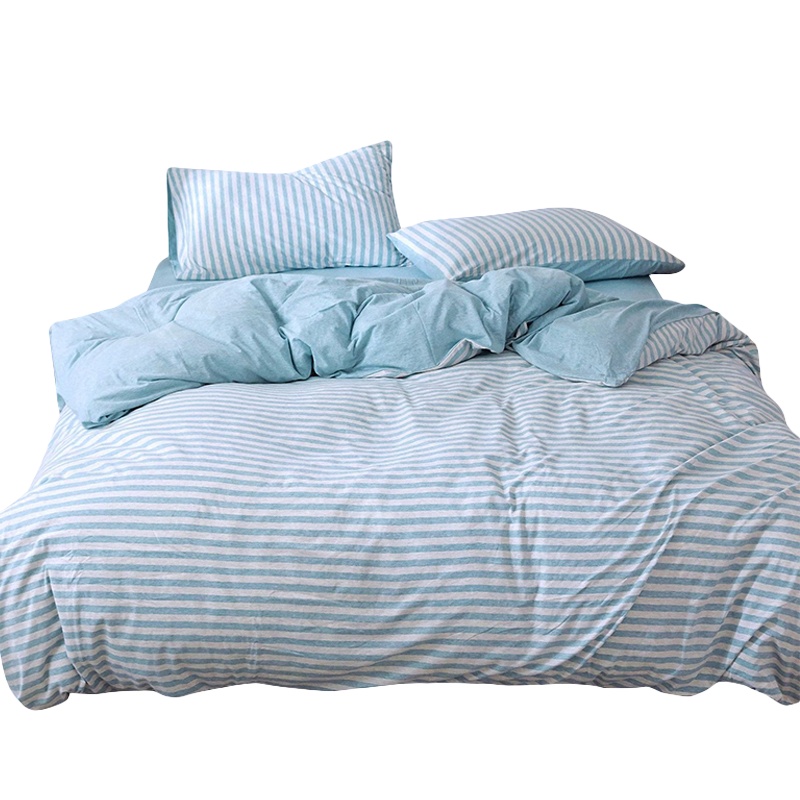 三极户外(Tri-polar)日式全棉天竺棉四件套床罩被罩枕套针织棉纯棉简约床上用品TP2957