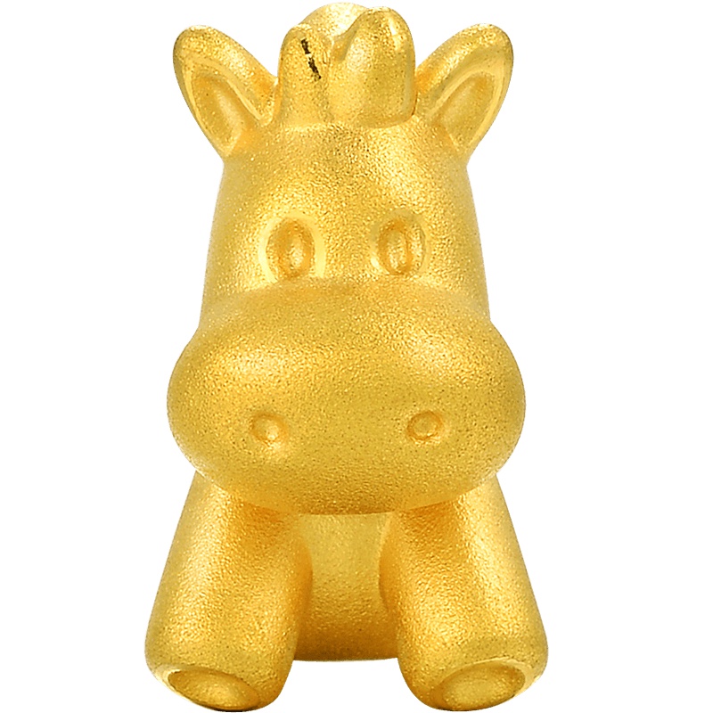 周生生(CHOWSANGSANG)黄金(足金)Charme串珠系列小马转运珠 85690C 定价