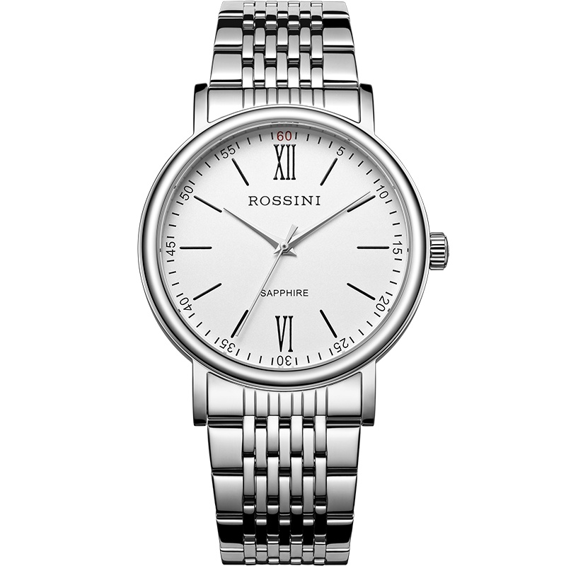 罗西尼(Rossini)时尚简约情侣表女士手表复古防水男表女表石英515645/515646