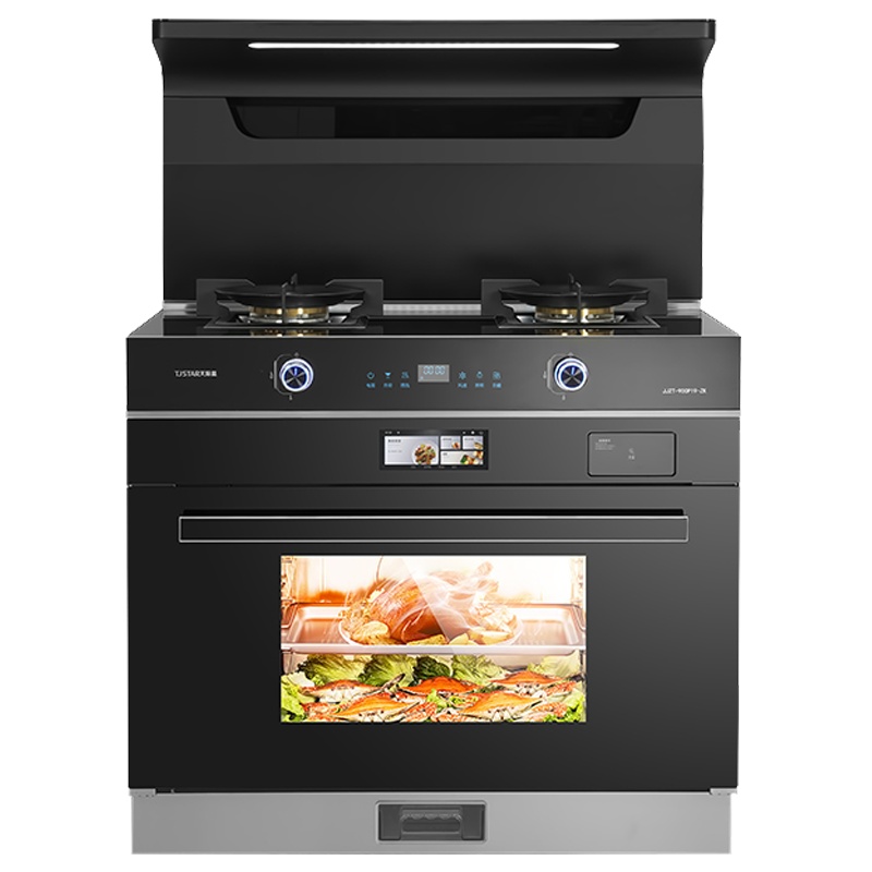 天际星（TJSTAR）JJZT-900P19-ZK彩屏蒸烤消一体集成灶 油烟机燃气灶电蒸烤箱一体大火力大吸力节能集成灶