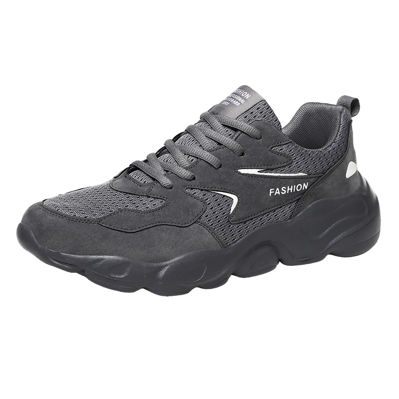 博迈伦秋冬款系带男鞋网布老爹鞋潮流百搭运动休闲鞋YM-8972