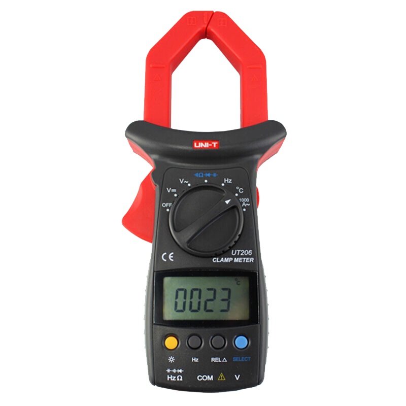 优利德(UNI-T) 1000A数字交流钳型表 钳型万用表 UT206