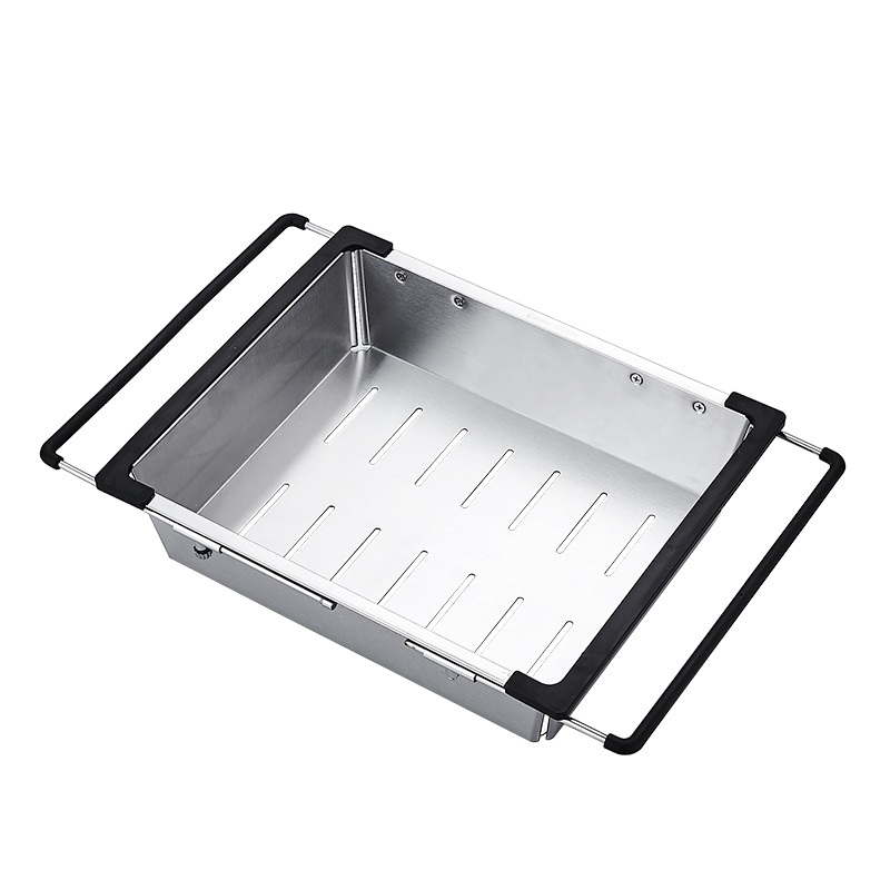 卡贝沥水篮伸缩不锈钢洗菜盆置物架水池淋水滤水篮厨房水槽沥水架