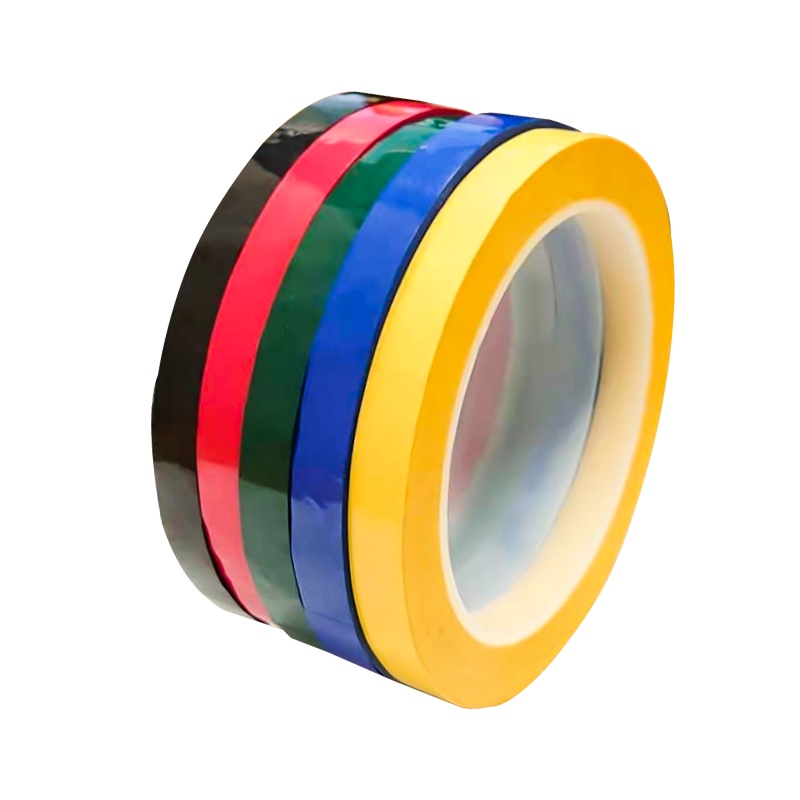 高松（takama）彩色玛拉胶带10mm 桌面定位贴耐高温绝缘胶布5S标识 10mm*66m10卷/筒602166