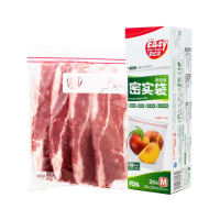 易优家 封味密实袋保鲜袋 M号25条/盒