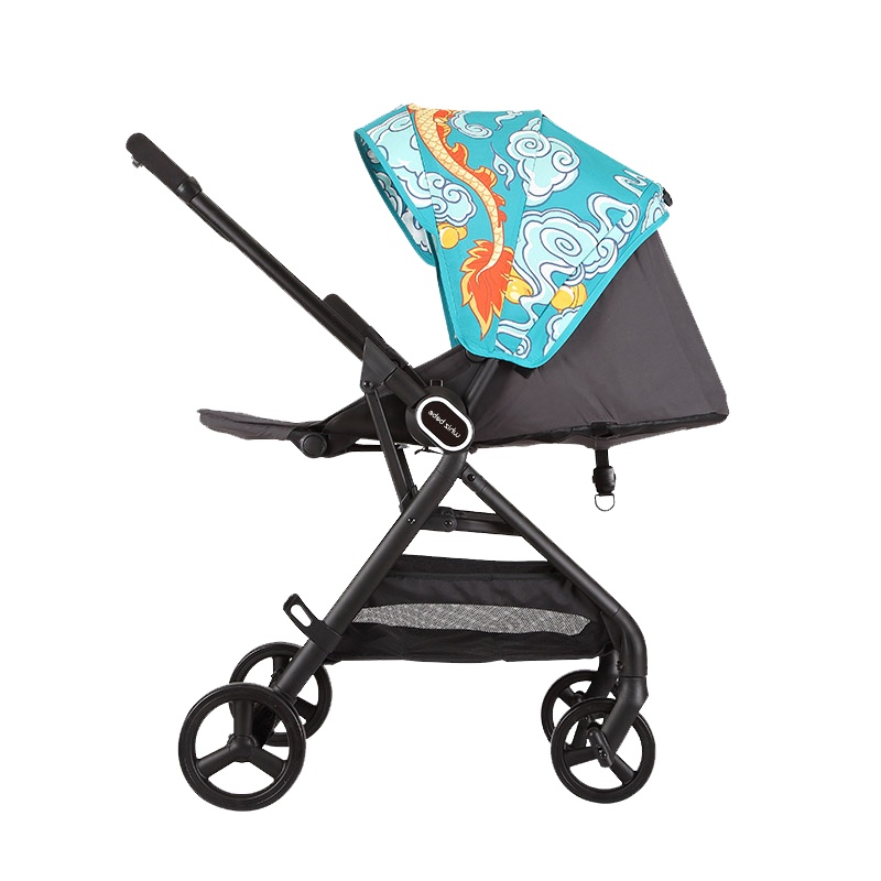 荟智(whiz bebe)婴儿双向推车可坐睡躺轻便一键折叠宝宝儿童铝合金便携式避震高景观双向推车