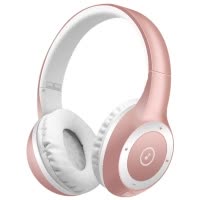 VIPin 苹果 安卓系统通用重低音立体声 T9头戴式 智能无线蓝牙耳机 HIFI运动 蓝牙V4.2 玫瑰金色